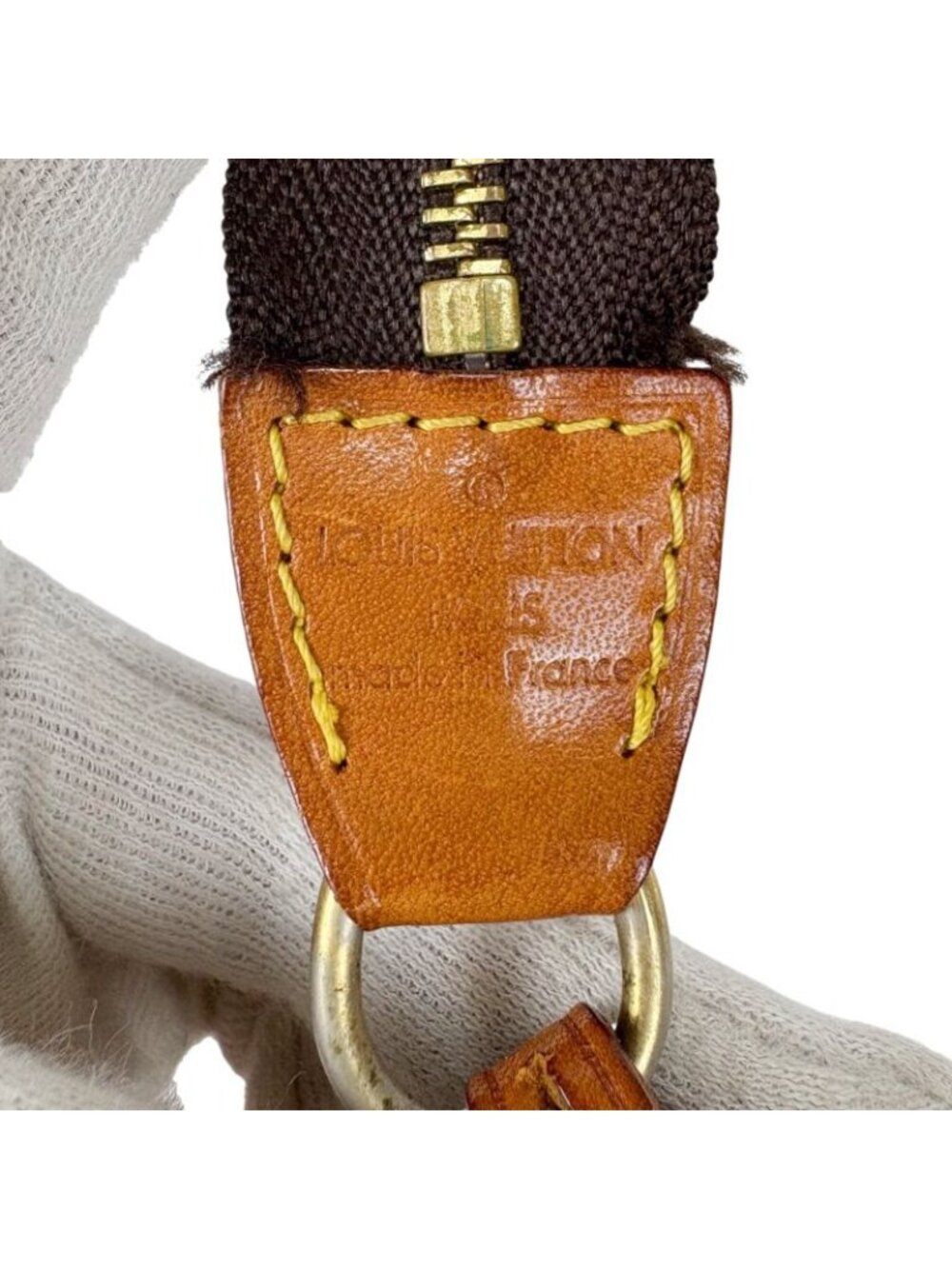 Louis Vuitton Accessoire Pochette Monogram Leather Accessory Pouch Mini Handbag - Picture 8 of 12